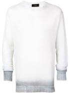 Maison Flaneur Degradé Jumper - White