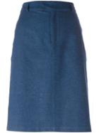 A.p.c. Standard Skirt, Women's, Size: 36, Blue, Cotton