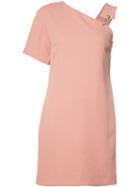 Nomia 'caribiner' Dress, Women's, Size: 4, Pink/purple, Cotton/linen/flax/viscose