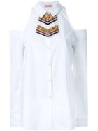 Manning Cartell 'medallion Club' Shirt, Women's, Size: 8, White, Cotton