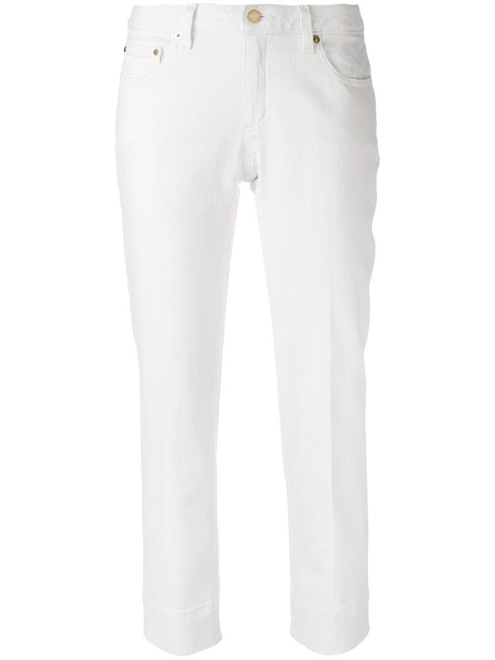 Michael Michael Kors Cropped Jeans - White