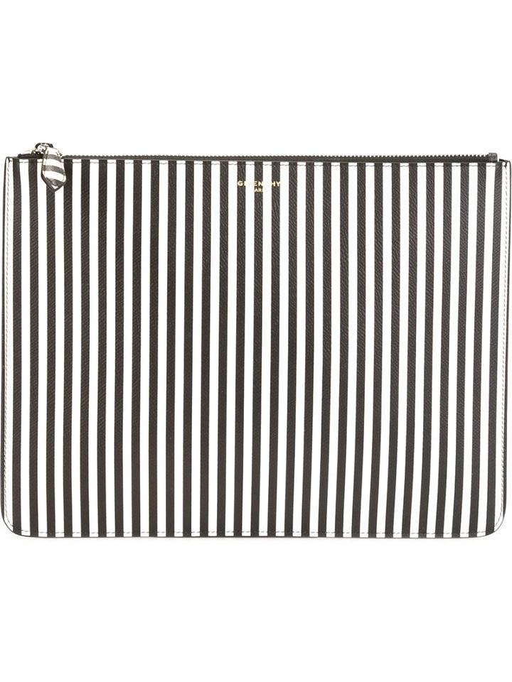 Givenchy Striped Clutch