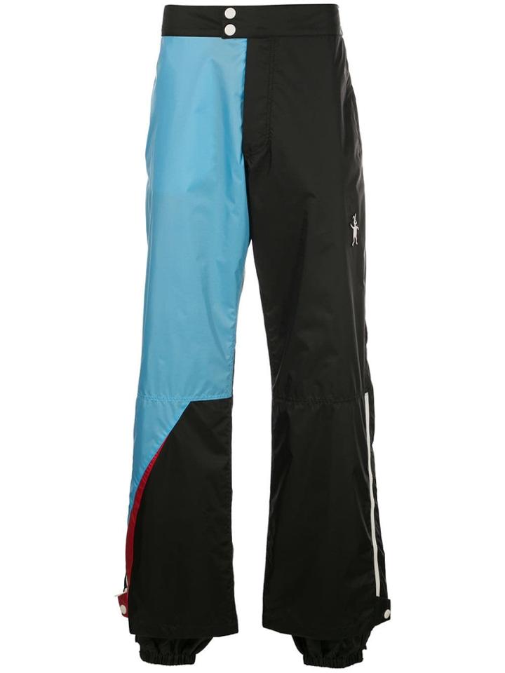 Marni Colour Block Trousers - Black
