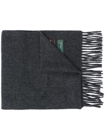 Gucci Fringed Edges Scarf - Grey