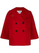 Valentino Boxy-fit Double-breasted Jacket - Red