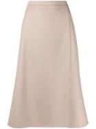 Max Mara A-line Skirt - Neutrals