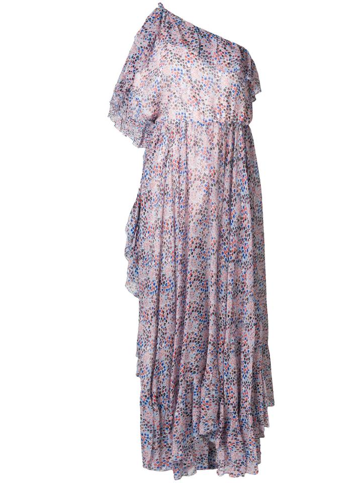 Philosophy Di Lorenzo Serafini One Shoulder Ruffle Dress - Multicolour