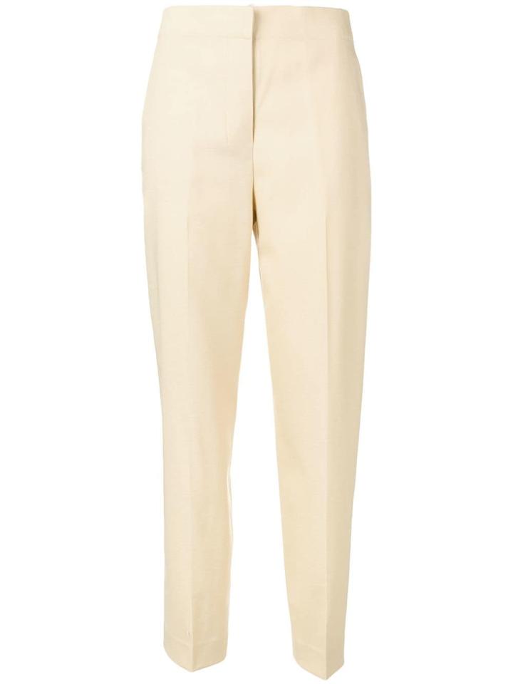 Theory Slim-fit Tailored Trousers - Yellow