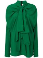Marni Pussy Bow Blouse - Green