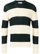 Ami Alexandre Mattiussi Striped Sweater - White