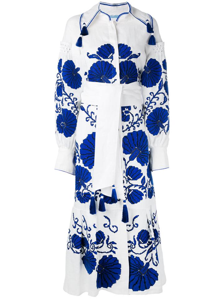 Yuliya Magdych 'flower Shell' Dress - White