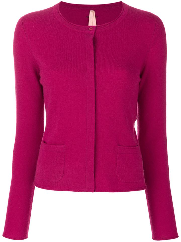 Marc Cain Round Neck Cardigan - Pink & Purple