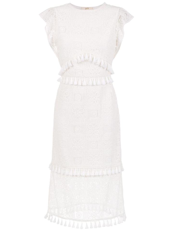 Nk Midi Lace Dress - White