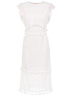 Nk Midi Lace Dress - White