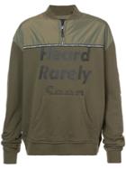 Mostly Heard Rarely Seen Panelled Sweatshirt - Green