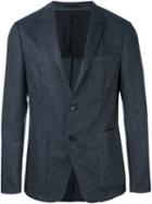 Z Zegna Single Breasted Blazer, Men's, Size: 52, Blue, Cupro/cashmere/wool