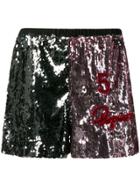 5 Progress Two Tone Sequin Shorts - Pink