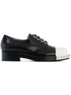 No21 Contrast Lace-up Shoes - Black