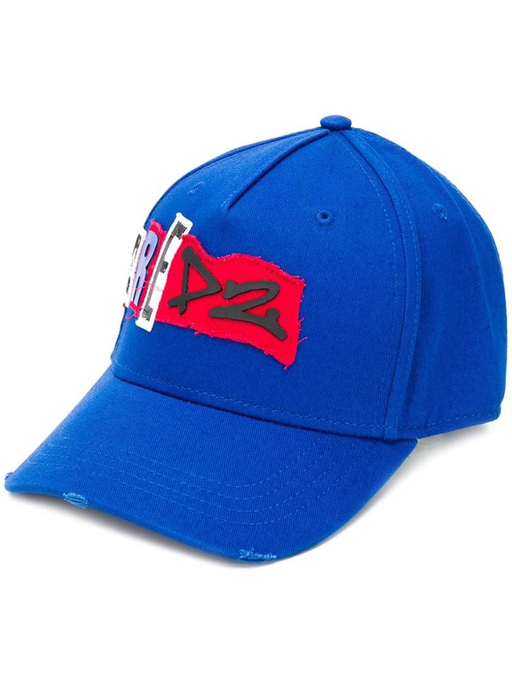 Dsquared2 D2 Baseball Cap - Blue