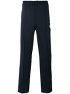 Just Cavalli Side-stripe Track Trousers, Men's, Size: Large, Blue, Polyester/cotton
