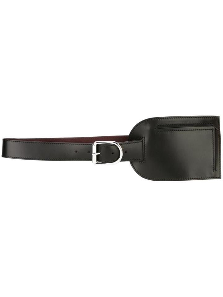 Mm6 Maison Margiela Molly Belt, Women's, Black, Leather