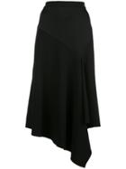 Diane Von Furstenberg Analisa Asymmetric Skirt - Black