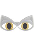 Linda Farrow Yazbukey 3 C3 Cat-eye Sunglasses - Grey