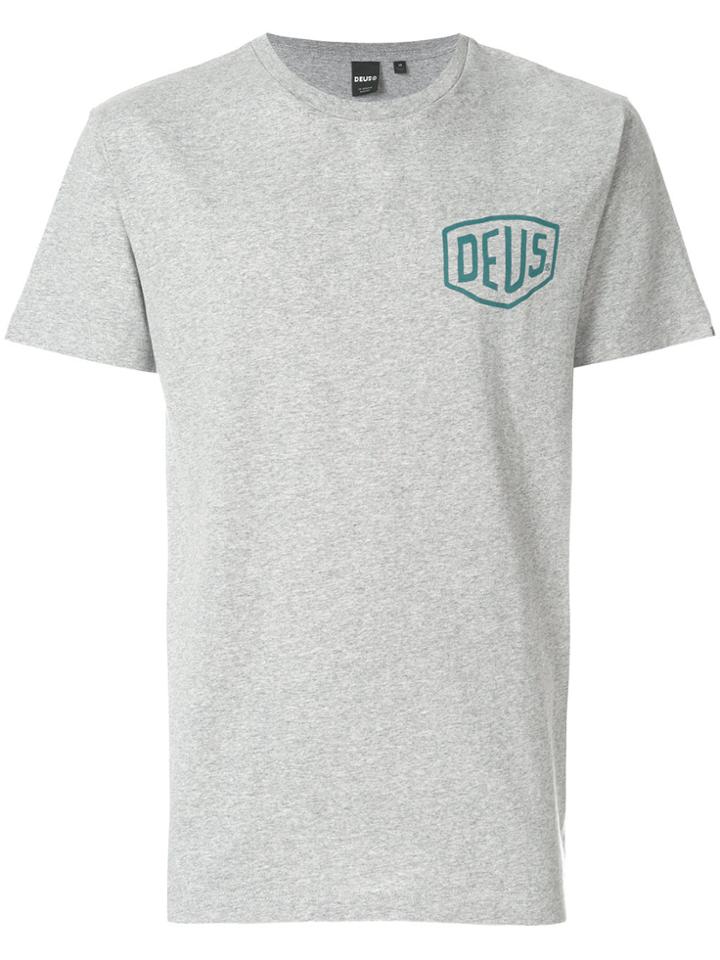 Deus Ex Machina Deus Print T-shirt - Grey