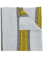 Pringle Of Scotland Fair Isle Scarf - Grey