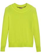 Burberry Cashmere Cable Knit Sweater - Yellow & Orange