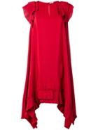 P.a.r.o.s.h. Pleat Detail Dress - Red