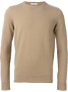 Manipur Crew Neck Sweater, Men's, Size: 50, Nude/neutrals, Wool/cashmere/silk