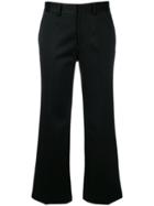 Tao Comme Des Garçons Vintage Tailored Cropped Trousers - Black