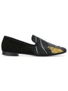 Giuseppe Zanotti Design Studded Slippers, Men's, Size: 42, Black, Leather/pvc