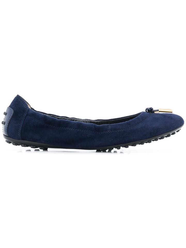 Tod's Elasticated Ballerinas - Blue