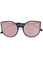 Retrosuperfuture - Oversized Sunglasses - Women - Acetate - One Size, Black, Acetate