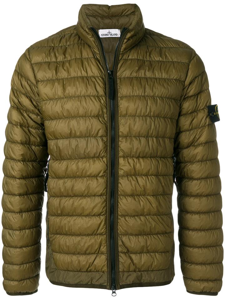 Stone Island Short Padded Jacket - Green