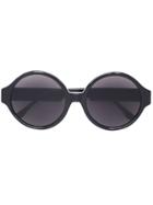 Vera Wang Oversized Round Sunglasses - Black