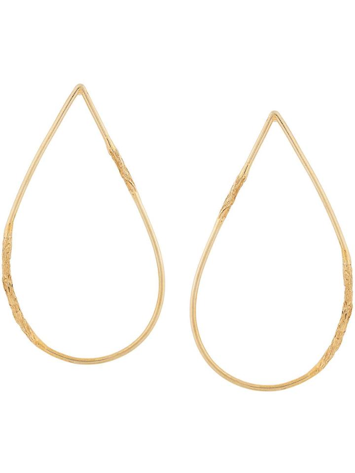 Misho Drop Hoops - Metallic