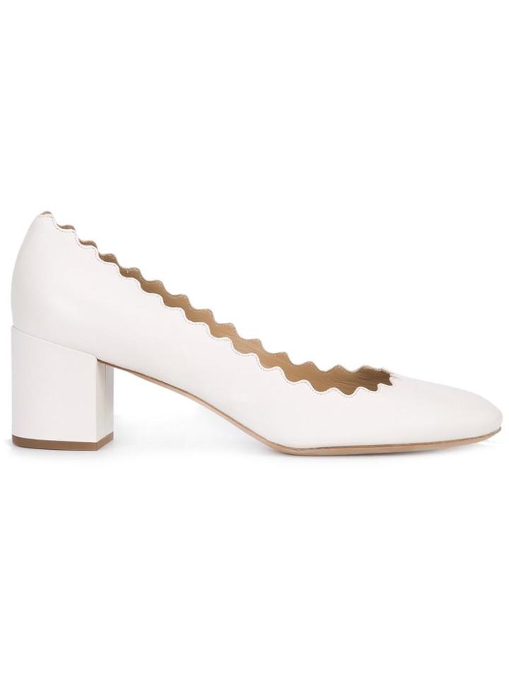 Chloé Lauren Pumps - White