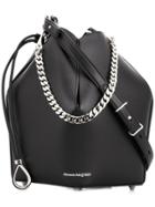 Alexander Mcqueen Chain Style Bucket Bag - Black