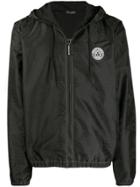 Versace Medusa Head Motif Wind Breaker Jacket - Black