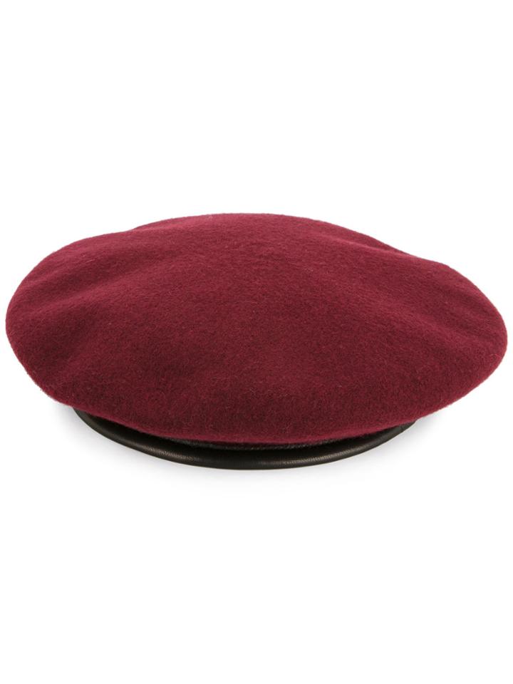 Alexander Mcqueen Classic Beret - Red