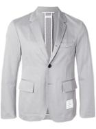 Thom Browne Unconstructed Cotton Sport Coat - Grey