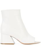 Maison Margiela Open Toe Ankle Boots - White