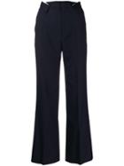 Maison Margiela Pleated Waist Tailored Trousers - Blue