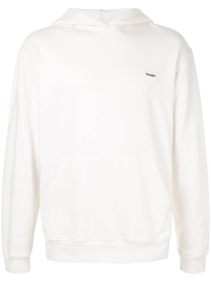 Bassike Hooded Sweatshirt - White