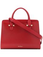 Salvatore Ferragamo Double Handle Bag - Red
