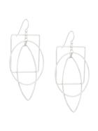 Petite Grand Abstraction Earrings - Metallic