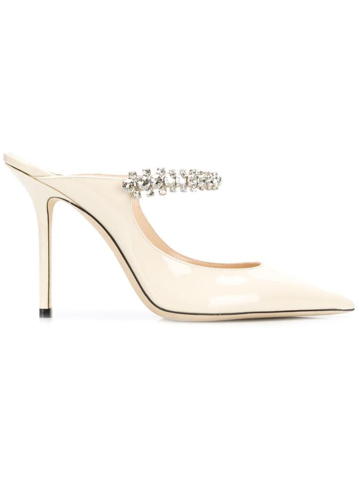 Jimmy Choo Bing 100 Pumps - Neutrals